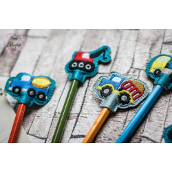 ITH Stickserie - Stifteaufsätze Baustelle